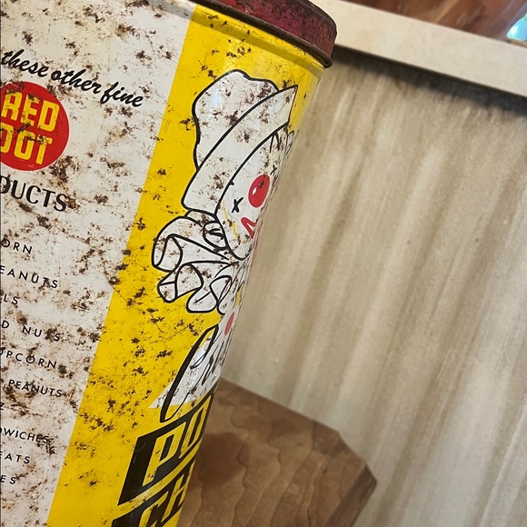 Vintage Red Dot Potato Chip Tin - Picture 4 of 7